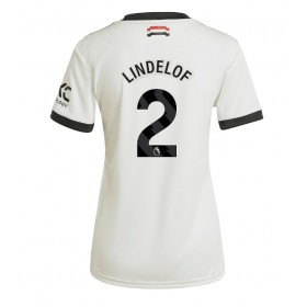 Manchester United Victor Lindelof #2 Tredje Kläder Dam 2024-25 Kortärmad